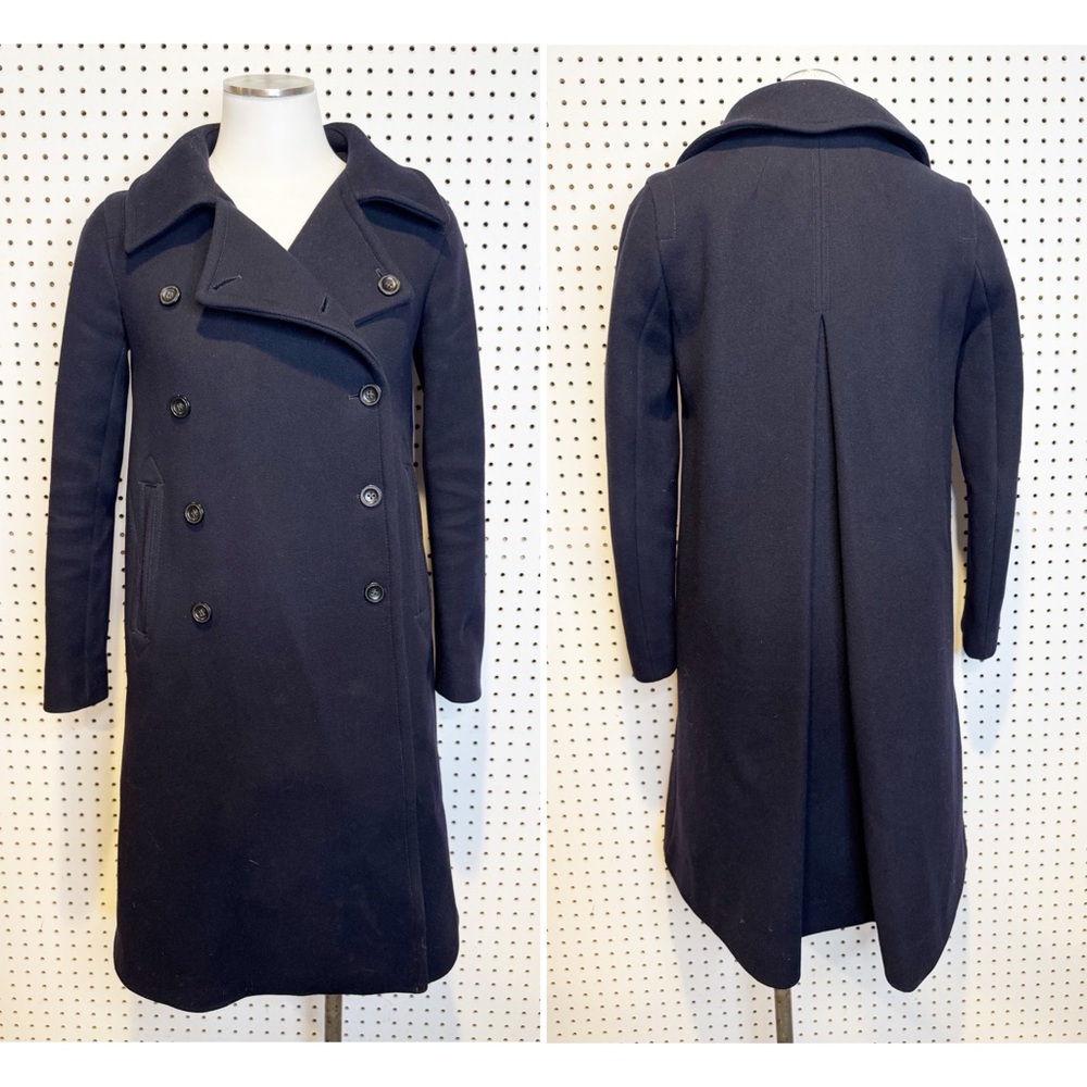 Madewell‎ | Classic Heavy Navy Blue Peacoat, 3/4 Length Sz. 00